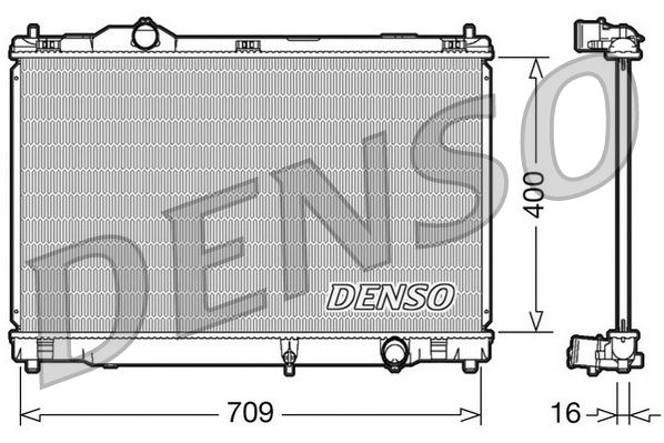 DENSO DRM51008 Radiator, engine cooling