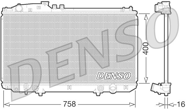 DENSO DRM51009 Radiator, engine cooling