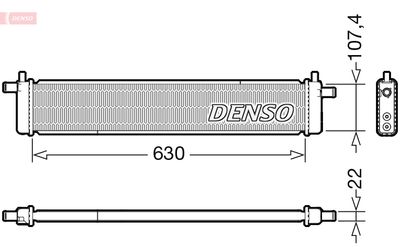 Radiator, engine cooling DENSO DRM51013