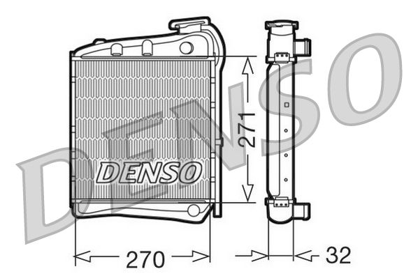 DENSO DRM99004 Radiator, engine cooling