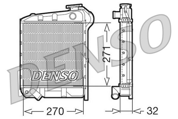 DENSO DRM99008 Radiator, engine cooling