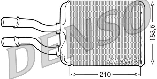 DENSO DRR01011 Heat Exchanger, interior heating