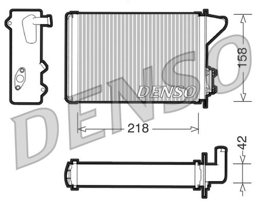 DENSO DRR09040 Heat Exchanger, interior heating
