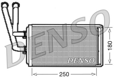 Heat Exchanger, interior heating DENSO DRR09100