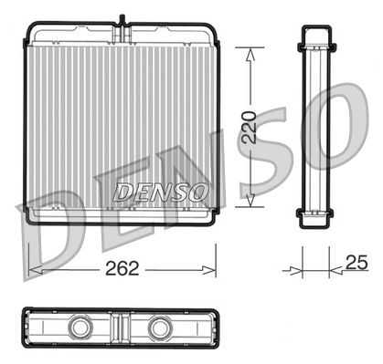 DENSO DRR12005 Heat Exchanger, interior heating