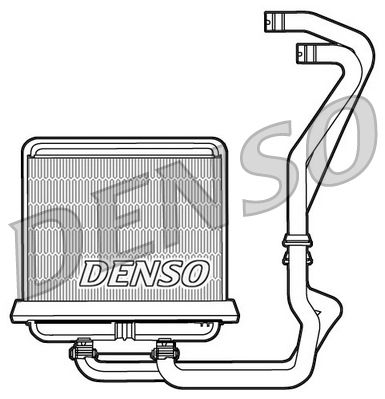 Heat Exchanger, interior heating DENSO DRR12006