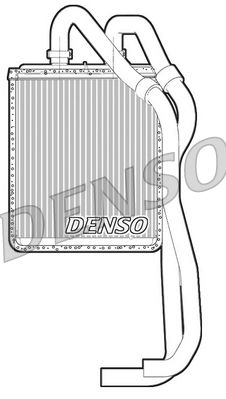 Heat Exchanger, interior heating DENSO DRR12021