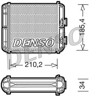DENSO DRR20003 Heat Exchanger, interior heating