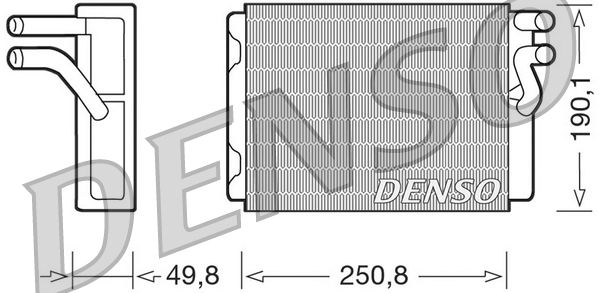 DENSO DRR33010 Heat Exchanger, interior heating