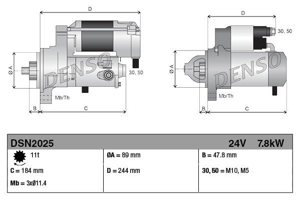 DENSO DSN2025 Starter