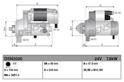 Starter DENSO DSN2025