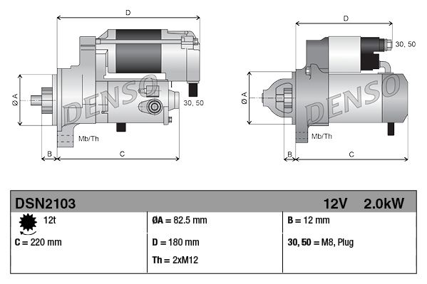 DENSO DSN2103 Starter