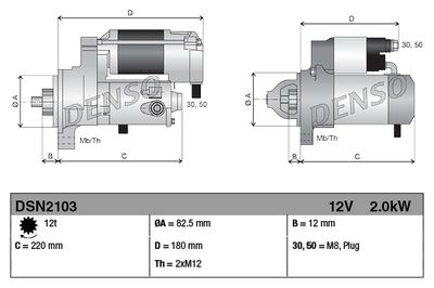 Starter DENSO DSN2103