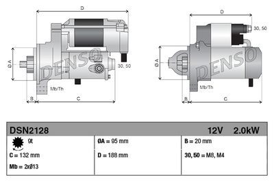 Starter DENSO DSN2128