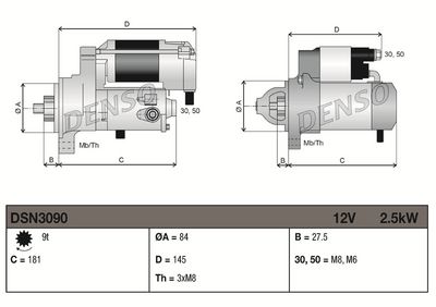 Starter DENSO DSN3090