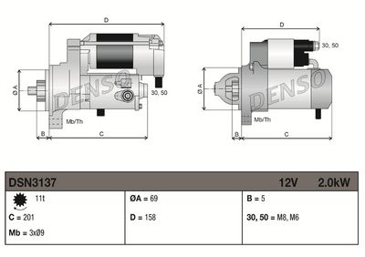 Starter DENSO DSN3137