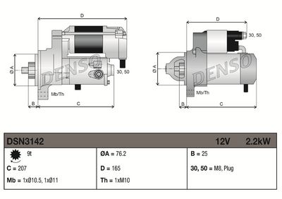 Starter DENSO DSN3142