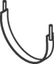 Mount, exhaust system DINEX 21847