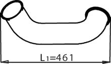 Exhaust Pipe DINEX 22175