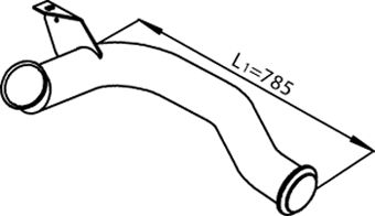DINEX 22179 Exhaust Pipe