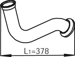Exhaust Pipe DINEX 22182