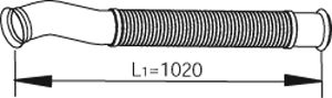 Exhaust Pipe DINEX 22188