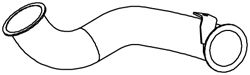 Exhaust Pipe DINEX 22290
