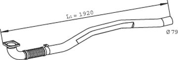 Exhaust Pipe DINEX 29015