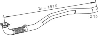 Exhaust Pipe DINEX 29240