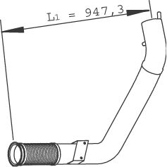 Exhaust Pipe DINEX 29265