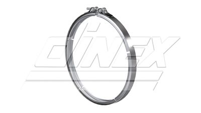 Clamping Piece, exhaust system DINEX 2AL043