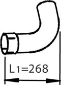 Exhaust Pipe DINEX 47258