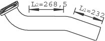 Exhaust Pipe DINEX 47269