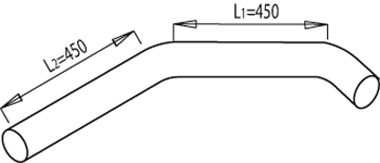 Exhaust Pipe DINEX 47274