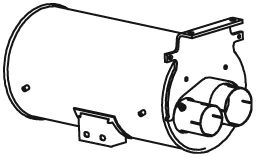 Centre Muffler DINEX 47414