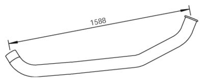 Exhaust Pipe DINEX 47693