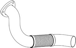 Exhaust Pipe DINEX 48293