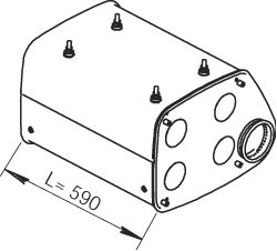 Centre Muffler DINEX 49381