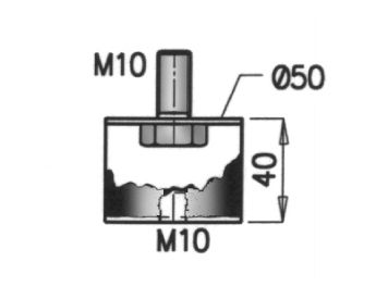 DINEX 49838 Mount, exhaust system