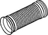 Corrugated Pipe, exhaust system DINEX 50217