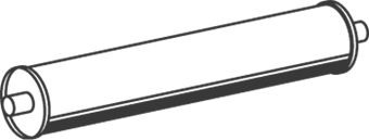 Centre Muffler DINEX 50326