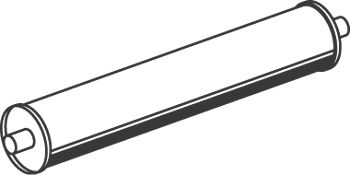 DINEX 50360 Centre/Rear Muffler