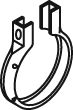 DINEX 50986 Clamping Piece, exhaust system
