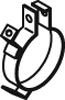 DINEX 50987 Clamping Piece, exhaust system