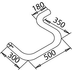 DINEX 51297 Exhaust Pipe