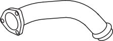 DINEX 52112 Exhaust Pipe