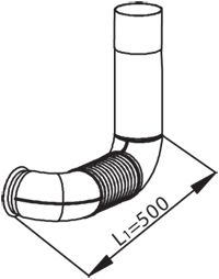 Exhaust Pipe DINEX 53120