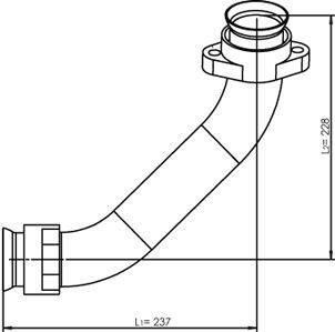 Exhaust Pipe DINEX 53174