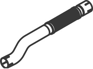 Exhaust Pipe DINEX 53242