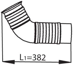 Exhaust Pipe DINEX 53254